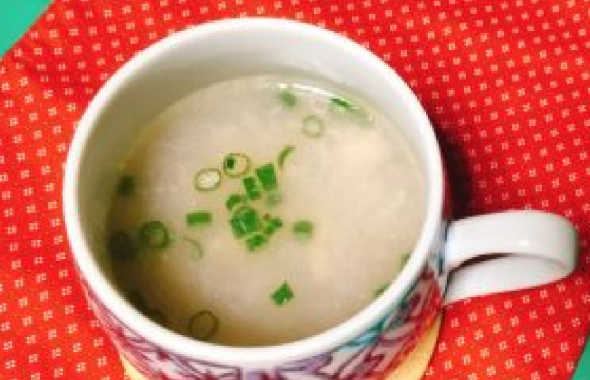 心と体に優しい蓮根スープ